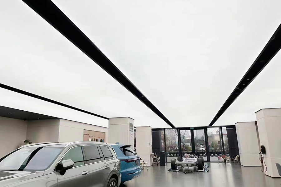 Silicone Coated Fiberglass Decorative Fireproof Ceiling