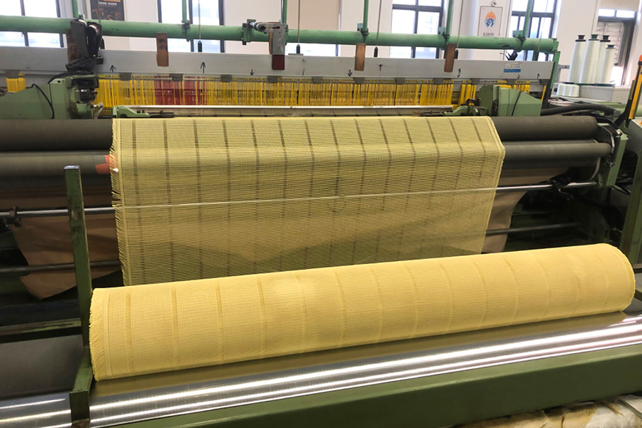 High-strength aramid reinforced Mesh Fabric Roll – para sa composite basic materials